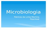 Microbiologia Patrícia de Lima Martins Paschoal. Definição:  mikros (“pequeno”), bios (“vida”) e logos (“ciência”). Introdução à Microbiologia mikros.