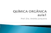 Prof. Dra. Andréa Junqueira Há muitos anos atrás surgiu a expressão COMPOSTOS ORGÂNICOS para indicar as substâncias produzidas por ORGANISMOS VIVOS Era.