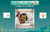“Artigos & Crônicas” (21/04/2009 – 21/04/2010) - Sonia Valerio da Costa.
