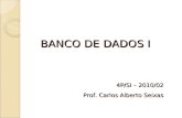 4P/SI – 2010/02 Prof. Carlos Alberto Seixas BANCO DE DADOS I.