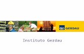 Instituto Gerdau. O Instituto Gerdau dedica-se a programas sociais de abrangência nacional, por meio de sua área executiva e programas nas comunidades.