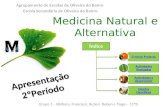 Medicina Natural e Alternativa Grupo 1 – Bárbara, Francisco, Ruben, Ruben e Tiago – 12ºB Apresentação 2ºPeríodo Índice Agrupamento de Escolas de Oliveira.