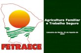 Agricultura Familiar e Trabalho Seguro Limoeiro do Norte, 31 de Agosto de 2015.