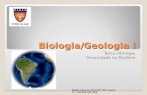 Biologia/Geologia I Tema I-Biologia Diversidade na Biosfera Magda Charrua 2011/2012 BG I turma CT - COLÉGIO DA LAPA 1.