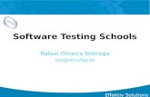 Effektiv Solutions Software Testing Schools Rafael Oliveira Nóbrega ron@cin.ufpe.br.