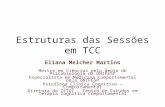 Estruturas das Sessões em TCC Eliana Melcher Martins Mestre em Ciências pelo depto de Psicobiologia da UNIFESP Especialista em Medicina Comportamental.