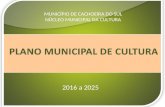 MUNICÍPIO DE CACHOEIRA DO SUL NÚCLEO MUNICIPAL DA CULTURA 2016 a 2025.