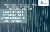 Universidade Federal do Pampa Disciplina de Química e Bioquímica Enológica.
