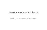 ANTROPOLOGIA JURÍDICA Prof. Luiz Henrique Maisonnett.