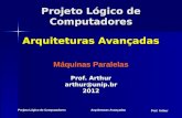 Prof. Arthur Projeto Lógico de ComputadoresArquiteturas Avançadas Projeto Lógico de Computadores Prof. Arthur arthur@unip.br2012 Arquiteturas Avançadas.