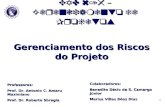 1 EAD 615 – Gerenciamento de Projetos Gerenciamento dos Riscos do Projeto Professores: Prof. Dr. Antonio C. Amaru Maximiano Prof. Dr. Roberto Sbragia Colaboradores: