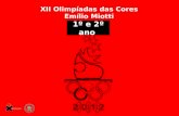 1º e 2º ano XII Olimpíadas das Cores Emílio Miotti.