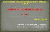 06.02.2014 Profº Carmênio Júnior carmeniobarroso.adv@gmail.com.
