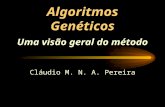 Algoritmos Genéticos Uma visão geral do método Cláudio M. N. A. Pereira.