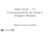 SIM 15/16 – T7 Processamento de Sinal e Imagem Médica Miguel Tavares Coimbra.