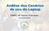 Análise dos Cenários de uso do Laptop EMEF. Dr. Airton Policarpo Pedreira/SP.