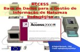 @ Rafael Machado – 2004 e-mail: rapha@mail.prof2000.pt ACCESS Base de Dados para a Gestão de Informação de Natureza Pedagógica.