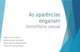 As aparências enganam Dimorfismo sexual Clara S. de M. Aquino Jéssica Perrucci de Souza Maria Clara de Almeida Zaine Thiago Di Lorenzo Ferrari.