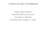 Ciclos Anuais Complexos Angie Topp Paredes Eduardo Marcos de Jesús Fernando J. Méndez Francisco das Chagas V. Júnior.