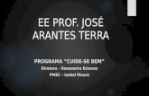 EE PROF. JOSÉ ARANTES TERRA PROGRAMA “CUIDE-SE BEM” Diretora – Rosemeire Esteves PMEC – Isabel Moura.