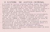 O SISTEMA DE JUSTIÇA CRIMINAL O sistema de justiça criminal abrange órgãos dos Poderes Executivo e Judiciário em todos os níveis da Federação. O sistema.