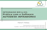 INTEGRAÇÃO BIM & GIS: Prática com o Software AUTODESK INFRAWORKS Flávia F. Feitosa Bacharelado em Planejamento Territorial CS3406 - Informática Aplicada.
