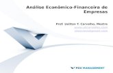 Análise Econômico-Financeira de Empresas Prof. Ueliton T. Carvalho, Mestre  utarcisio@gmail.com.