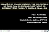 CIPAM GEONORDESTE 2006 RELAÇÃO DA TRANSPARÊNCIA, TSS E CLOROFILA DA ÁGUA COM AS ÁREAS DE CAPTAÇÃO DO RESERVATÓRIO RODOLFO COSTA E SILVA - RS CIPAM Flávio.
