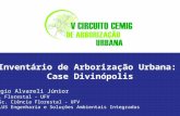 Inventário de Arborização Urbana: Case Divinópolis Sergio Alvareli Júnior Eng. Florestal - UFV M. Sc. Ciência Florestal - UFV CICLUS Engenharia e Soluções.
