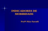INDICADORES DE MORBIDADE Profª Rita Ravelli. Indicadores epidemiológicos Indicador Indicador –Termo mais amplo e abrangente para medidas em epidemiologia.