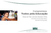 Compromisso Todos pela Educação Maria do Pilar Lacerda Almeida e Silva Secretária de Educação Básica Ministério da Educação.
