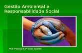 Gestão Ambiental e Responsabilidade Social Prof. Patrícia B. Prezotti Bomfim.