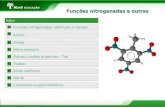 Funções nitrogenadas e outras 1 Amina Amida Funções nitrogenadas: definição e classes Nitrocomposto Outras funções orgânicas - Tiol Tioéter Ácido sulfônico.