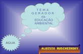 ALOISIO RUSCHEINSKY T E M A G E R A D O R da EDUCAÇÃO AMBIENTAL AGUA.