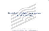 PESQUISA DE MARKETING – Edição Compacta 1 Capítulo 3 – Medidas e Instrumentos de Coleta de Dados.