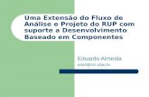 Uma Extensão do Fluxo de Análise e Projeto do RUP com suporte a Desenvolvimento Baseado em Componentes Eduardo Almeida esa2@cin.ufpe.br.