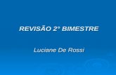 REVISÃO 2° BIMESTRE Luciane De Rossi. ESTRATÉGIA SAÚDE DA FAMÍLIA  Saúde da Família: estratégia de reorientação do modelo assistencial, operacionalizada.