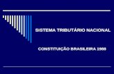 SISTEMA TRIBUTÁRIO NACIONAL CONSTITUIÇÃO BRASILEIRA 1988.