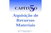 Petrônio Martins & Paulo Renato Alt Editora Saraiva 1 Aquisição de Recursos Materiais 5 CAPÍTULO.