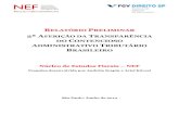 RELATÓRIO PRELIMINAR 2ª AFERIÇÃO DA TRANSPARÊNCIA DO CONTENCIOSO ADMINISTRATIVO TRIBUTÁRIO/NEF/FGV