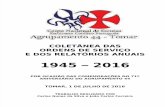 Ordens de Serviço e Relatórios Anuais do Agrup 44 CNE Tomar 1945_2016