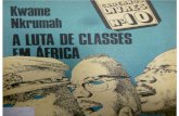 NKRUMAH, N'Krumah. a Luta de Classes Em África