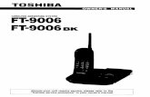 Toshiba - Fone Fixo - Ft9006