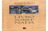 Livro Sobre Nada Manoel de Barros