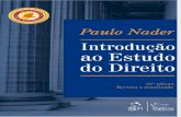 Introdução Ao Estudo de Direito - Paulo Nader - 36ª Ed. 2014