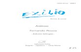 Antínoo. Fernando Pessoa. Revista Exilio No. 25