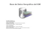 Base de Datos Geográfica Del IGM 05
