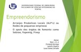 Trabalho - Empreendedorismo - APL - Eloir, Fernando, Leandro e Lucas