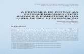 A PRESENÇA DE POTÊNCIAS  EXTRARREGIONAIS COMO  AMEAÇA À MANUTENÇÃO DA  ZONA DE PAZ E COOPERAÇÃO.pdf