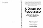 A Ordem Do Progresso - Marcelo de Paiva Abreu